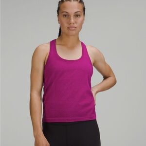 Lululemon Swiftly Tech Racerback Tank Top *Race Length magenta purple size 2